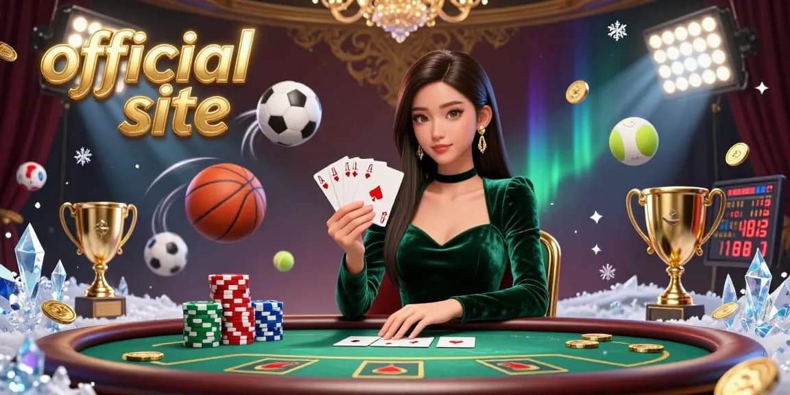 Experience the official site allure with high-stakes poker, vibrant chip stacks, and dynamic betting action.