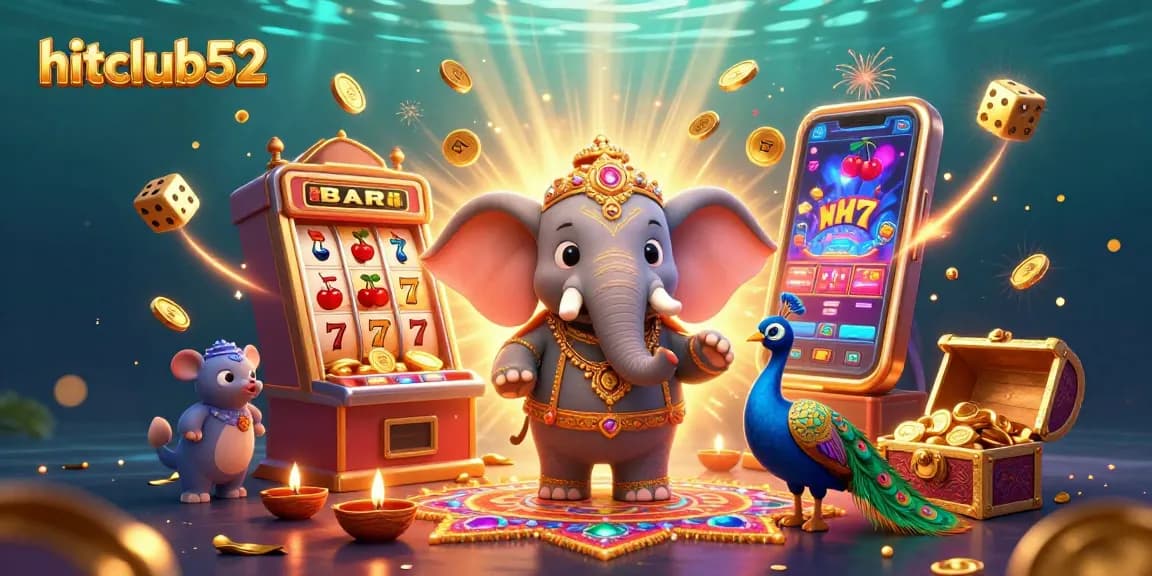 Engage with hitclub52's vibrant casino world, featuring energetic characters and thrilling game elements.