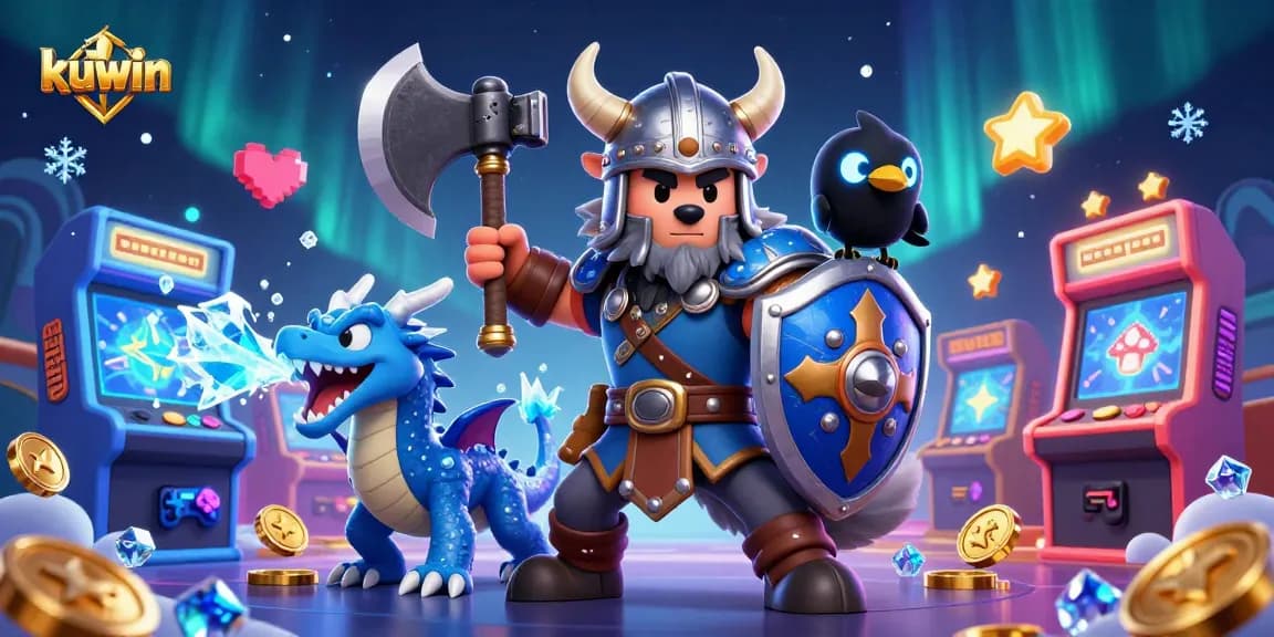 Engage in thrilling kuwin gaming adventures with vibrant characters and dynamic casino elements.
