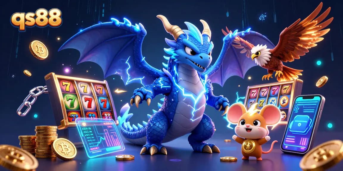 Experience thrilling qs88 gameplay with electrifying characters and dynamic casino elements.