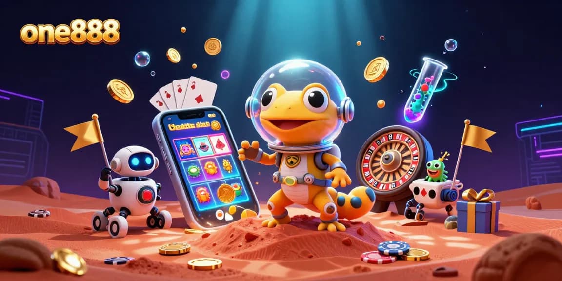Experience the thrill of one888 slots in vibrant Martian atmosphere, featuring dynamic gaming elements.