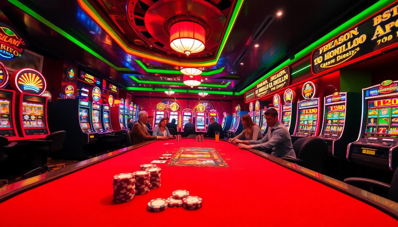 Découvrez le meilleur site de paris sportif avec une ambiance de casino animée.