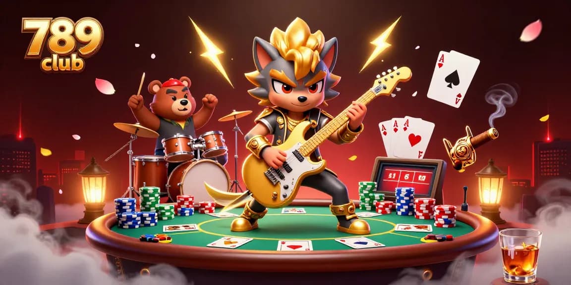 Experience the thrill at 789 club with exciting gaming elements and dynamic characters in a vibrant casino scene.