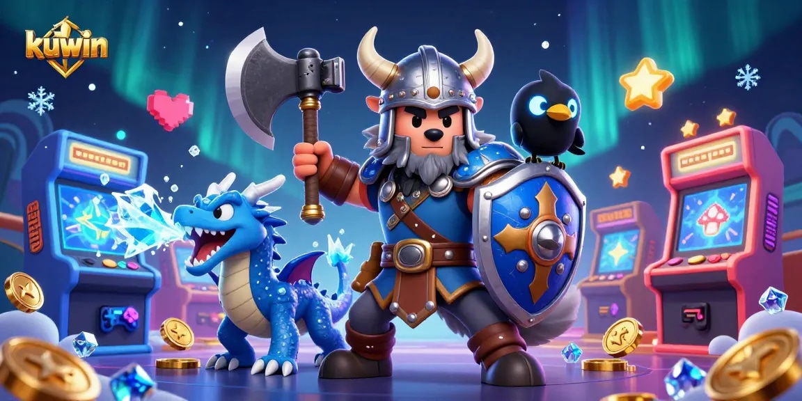 Engage in thrilling kuwin gaming adventures with vibrant characters and dynamic casino elements.