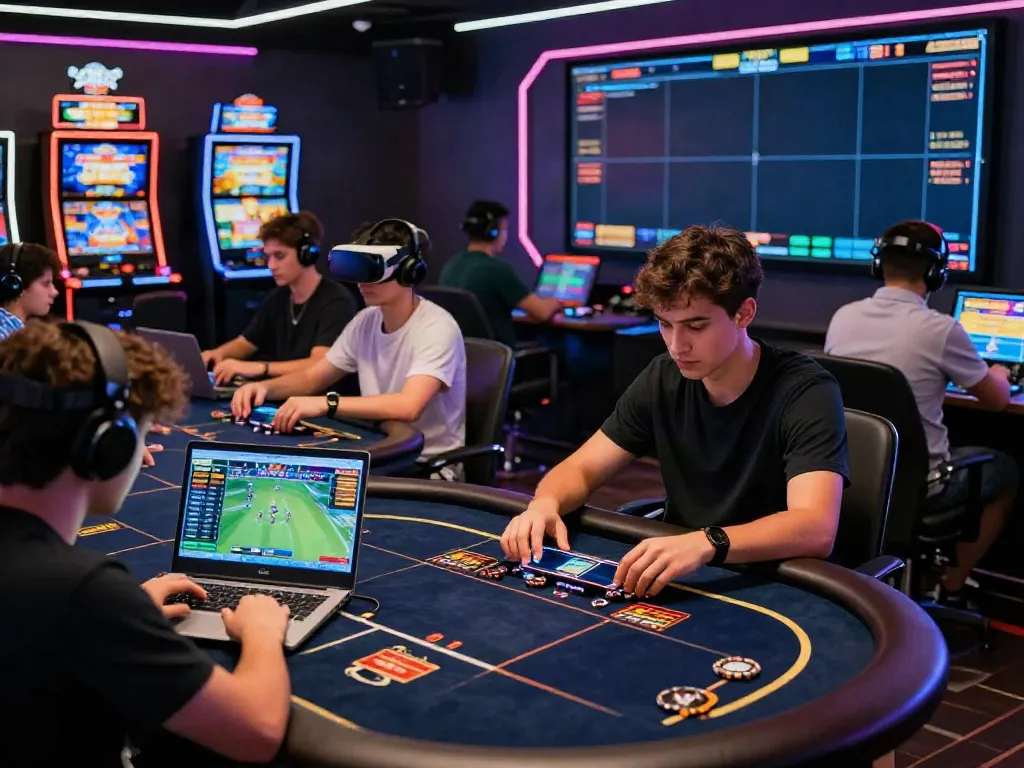 Engaging online betting experience at https://uk88win.org/ with players enjoying sports, live casino, and slots.