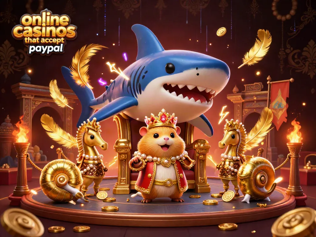 Experience gameplay action at online casinos that accept paypal with vibrant characters and dynamic gaming elements.