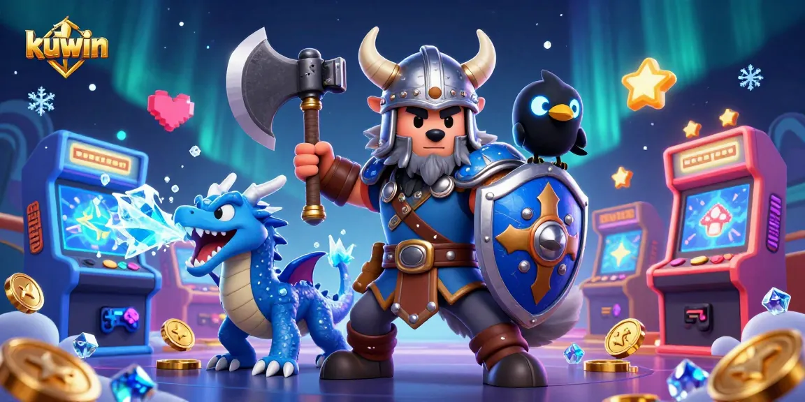 Engage in thrilling kuwin gaming adventures with vibrant characters and dynamic casino elements.