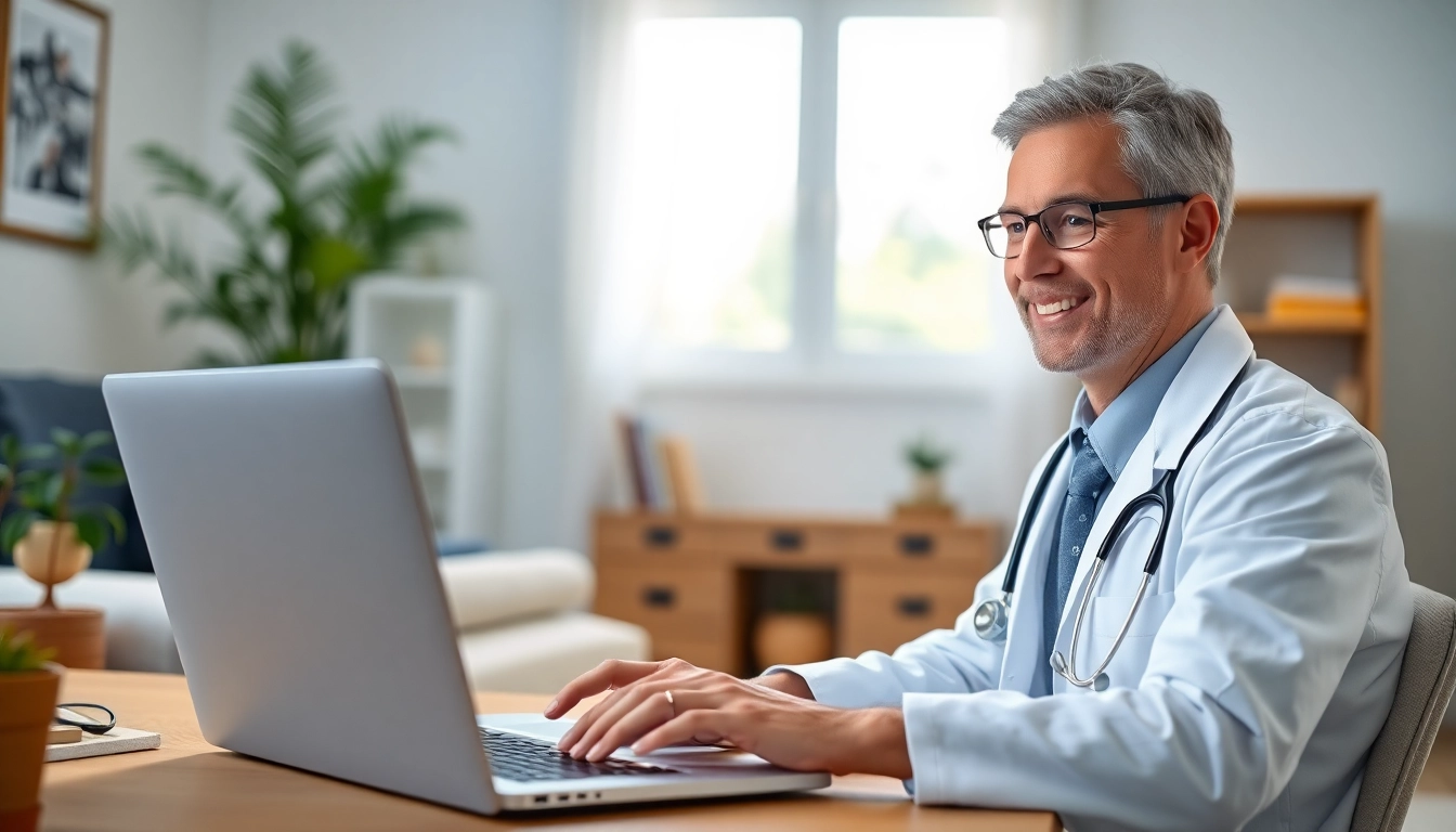 Engaging online doctor visit without insurance showcasing a friendly consultation experience.