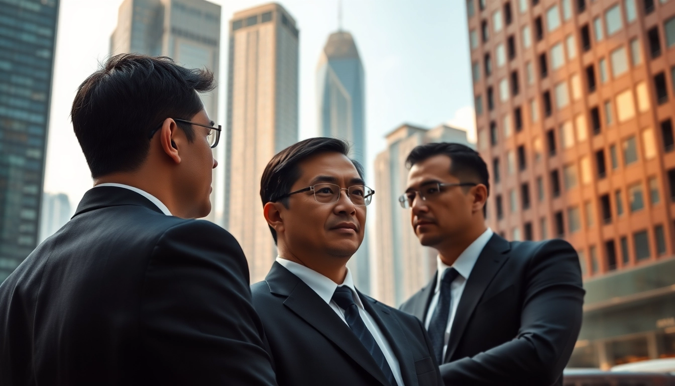 Close protection Hong Kong agents ensuring safety in a vibrant urban environment.