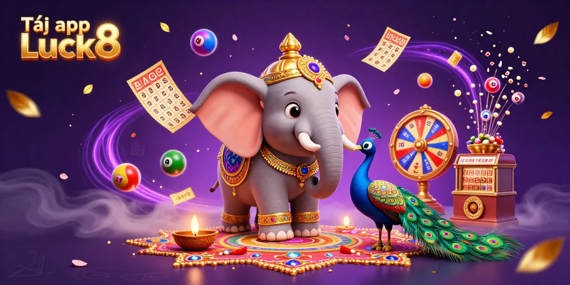 Tải app Luck8 to enjoy seamless mobile gambling with vibrant casino-themed visuals and interactive elements.
